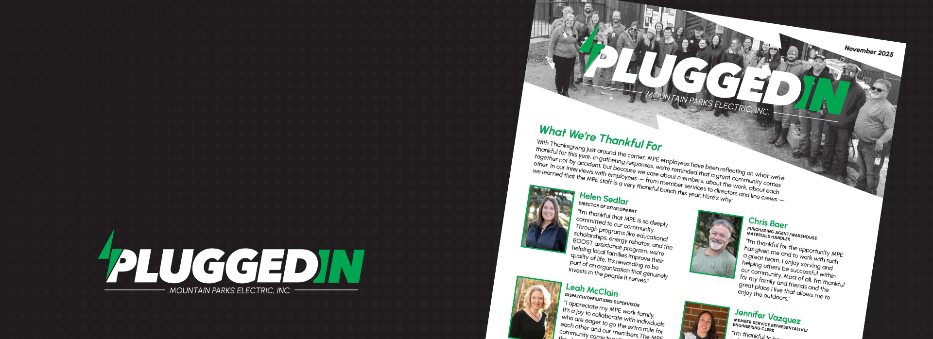 November 2025 Plugged In newsletter