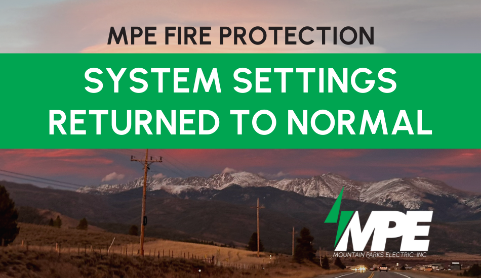 Fire System Settings Normal